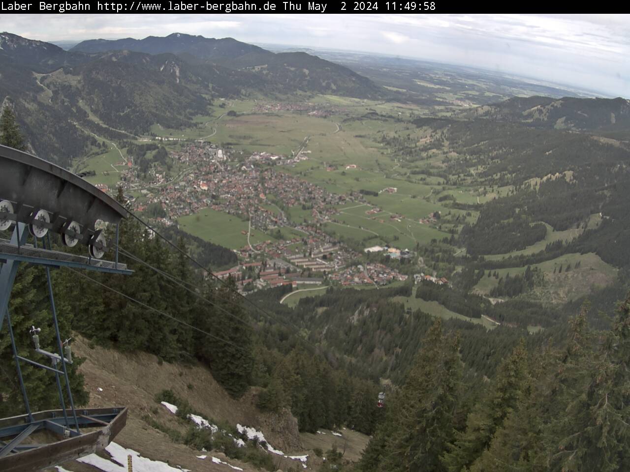 Webcam Blick auf Oberammergau